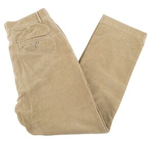 VTG Polo Ralph Lauren Mens 33x32 Corduroy Pants Tan Straight Leg Classic 90s Y2K